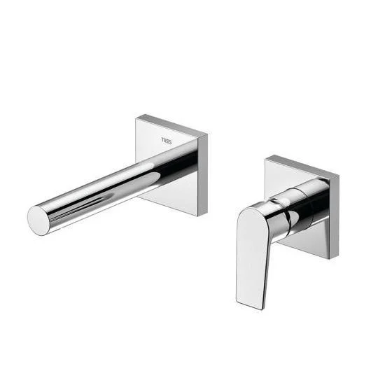 Змішувач для умивальника Tres Project-Tres, вилив 160 мм, хром