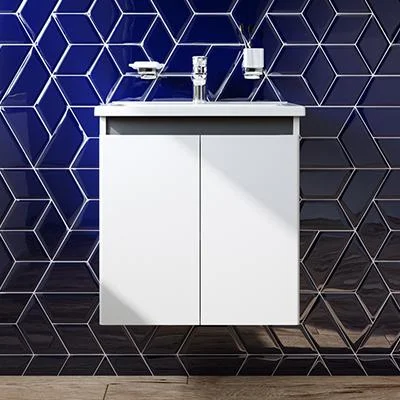Тумба з раковиною, підвісна, 55 см AM.PM M85-FHX0551-WC0551WG38 X-Joy