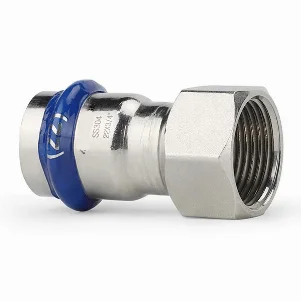 Муфта пресс нержавейка ASG Inox Press Ø 15×1/2" внутренняя резьба