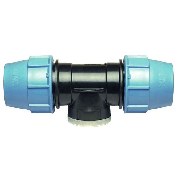Тройник Unidelta 1007 PN16 PP-B Ø 40×1-1/2"×40 внутренняя резьба