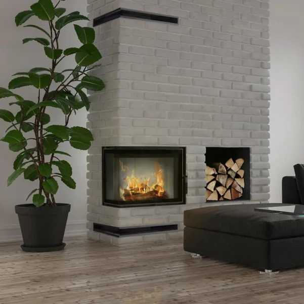 Камінна топка Kratki Lucy 12 Slim BS 8,0 кВт, ліва