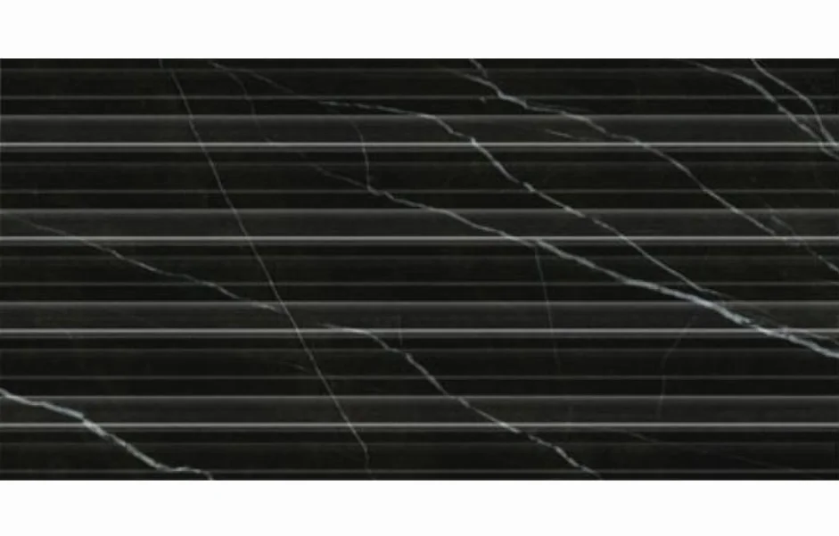 Плитка настенная Absolute Modern Чёрный 300x600x10,2 Golden Tile