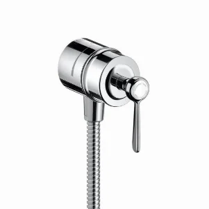 Шланговое подсоединение Axor Montreux Fixfit Stop, цвет хром