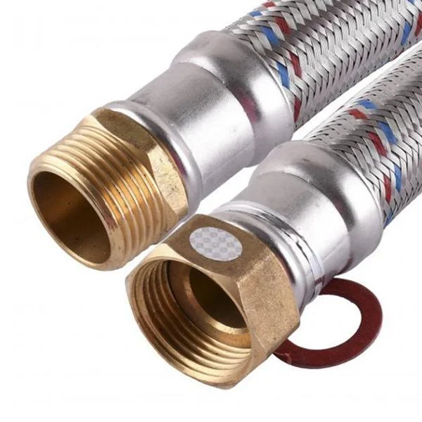 Шланг антивибрационный прямой Parigi L=80 см, PN10 Ø 3/4"×3/4" внутр.- наруж. резьба Шланг антивибрационный прямой Parigi L=80 см, PN10 Ø 3/4"×3/4" внутр.- наруж. резьба