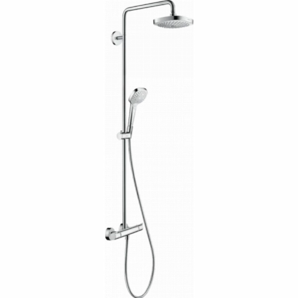 Душевая система Hansgrohe Croma Select E 180 2jet EcoSmart с термостатом 27257400