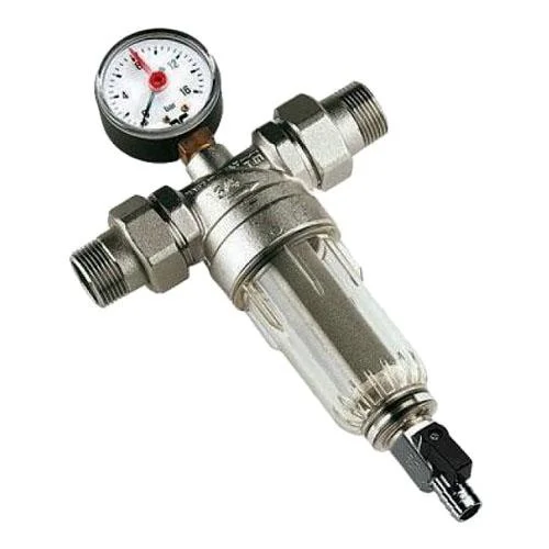 Самопромивний фільтр для води TIEMME Ø 1-1/4"×1-1/2" (для холодної води, без манометра)