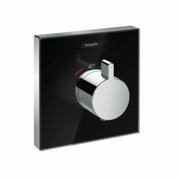 Термостат Hansgrohe ShowerSelect Highfow 15734600 для душа черный/хром