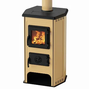 Печь-камин МBS Hit 11 кВт, цвет: бежевый