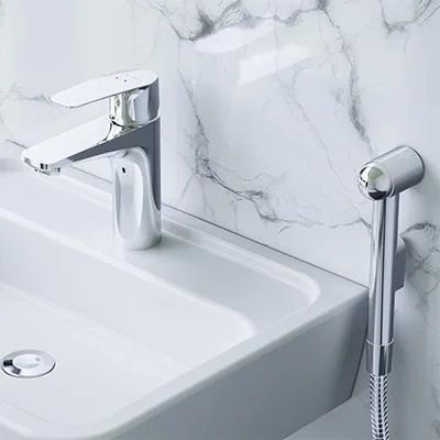 Змішувач для раковини з гігієнічним душем AM.PM Gem