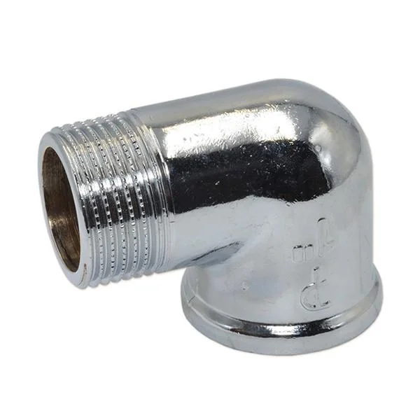 Угол хромированный Pattaroni Ø 1" внутр.- наруж. резьба