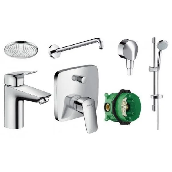 Душова система Hansgrohe Logis (71100000+27772000+71405000+01800180+27454000+27413000+26723000)