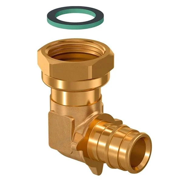 Коліно усадкове Uponor Quick&Easy Ø 16×1/2" з накидкою гайкою