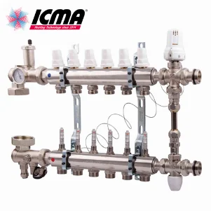 Колектор зі змішувальним вузлом ICMA 1"x3/4" - 12 виходів