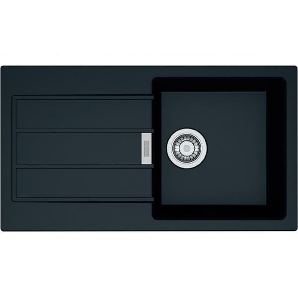 Мойка кухонная Franke Sirius Tectonite SID 611-78 Slim черный