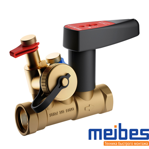 Балансувальний клапан Meibes Ballorex Venturi FODRV 1-1/2", Kvs22 м3/год (без дренажу)