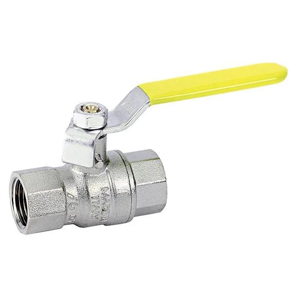Кран газовый шаровой Bonomi Missouri GAS Ø 1/2" внутр.- внутр. резьба,"стальная ручка"