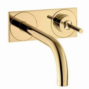 Змішувач настінний для раковини Axor Uno, винос 225, з панеллю, латунь