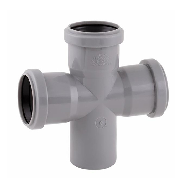 Крестовина канализационная Reiger Triple Safe Ø 50×50×50/87,5° мм