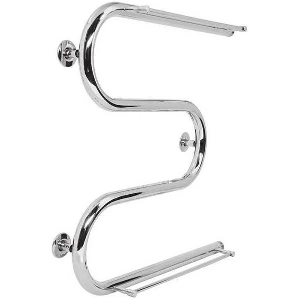 Полотенцесушитель змеевик водяной LARIS 25 РС3 600x500 мм, 3/4" наружная резьба (с 2-мя полочками)