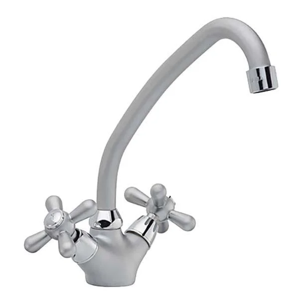 Смеситель для кухни HAIBA DOMINOX SATIN двухвентильный HB0076