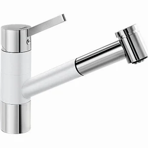 Змішувач для кухні Blanco Tivo-S хром/білий