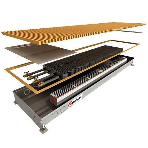 Конвектор POLVAX KVM.380x2500x90 мм 4436 Вт