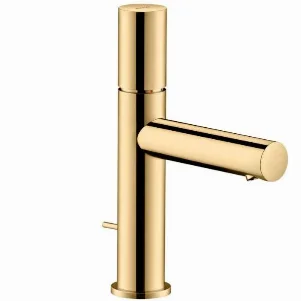 Смеситель для раковины Axor Uno 110 с донным клапаном, золото