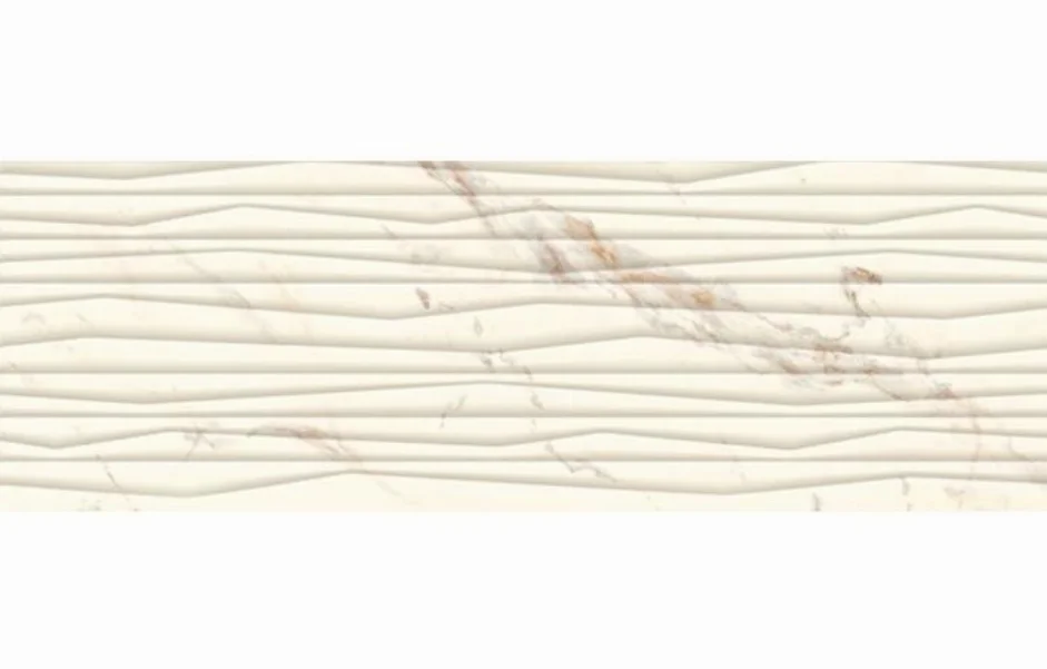 Плитка настенная Serene Bianco RECT STR 250x750x9 Paradyz