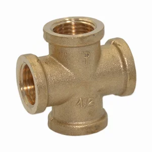 Хрестовина латунна Pattaroni Ø 1/2" внутрішня різьба