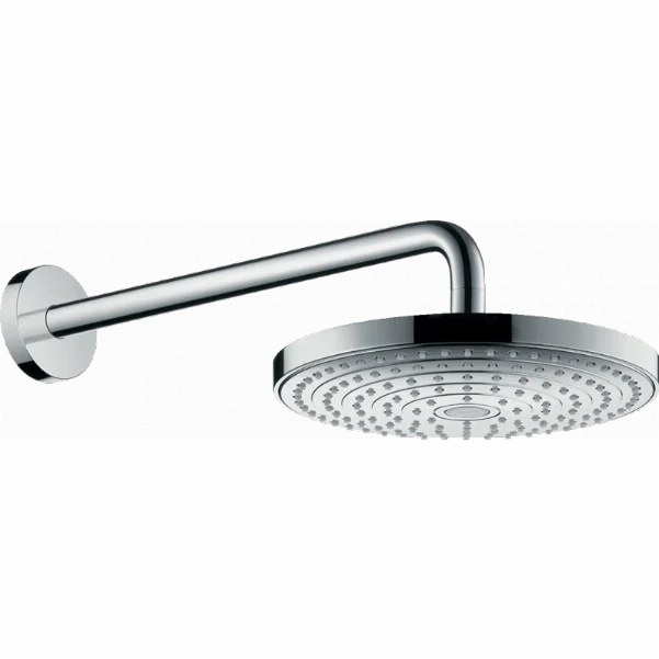 Верхний душ Hansgrohe Raindance Select S 240 2jet с держателем 390 мм, хром 26466000