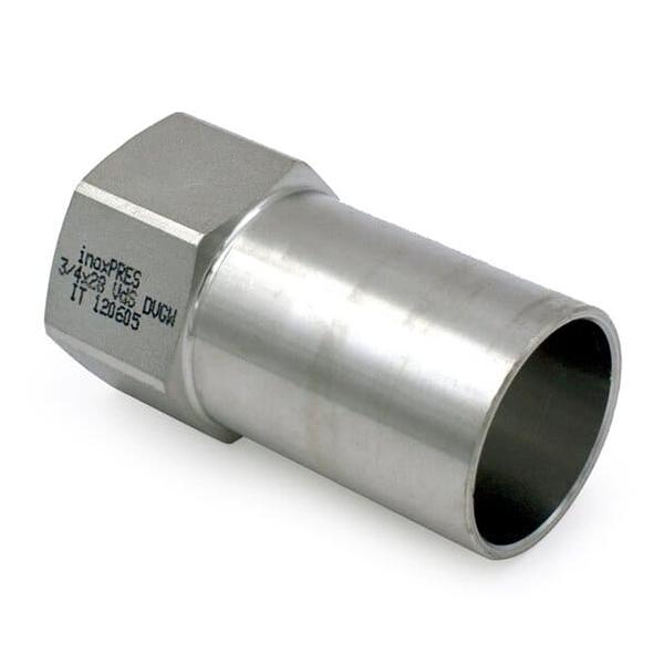 Штуцер пресс нержавейка RM Inox PRES Ø 22×3/4" мм, внутренняя резьба