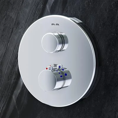 Смеситель термостат для ванны и душа монтируемый в стену AM.PM Inspire V2.0 F50A75700