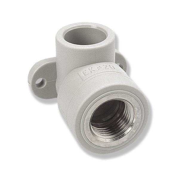 Колено настенное PPR Ekoplasik Ø 25×1/2" внутренняя резьба
