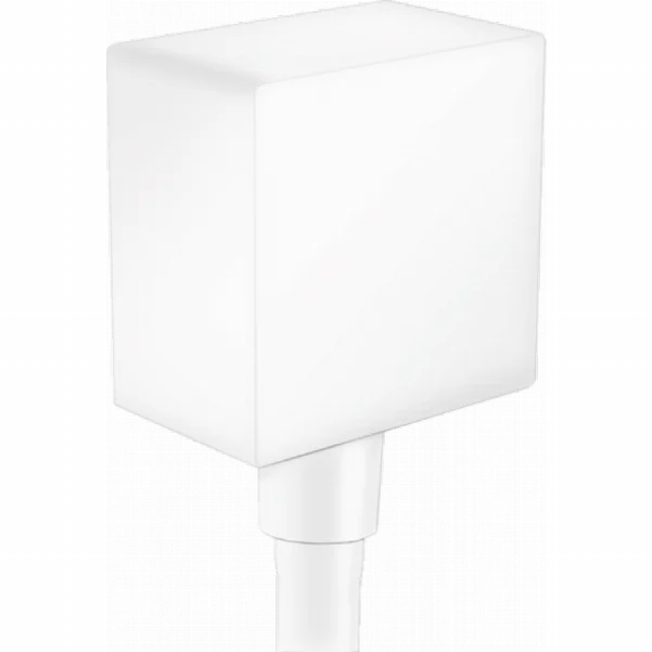 Шлангове під'єднування Hansgrohe FixFit з зворотним клапаном, білий матовий 26455700