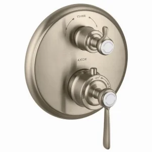 Змішувач-термостат Axor Montreux Ø176 мм, 2 споживача, нікель