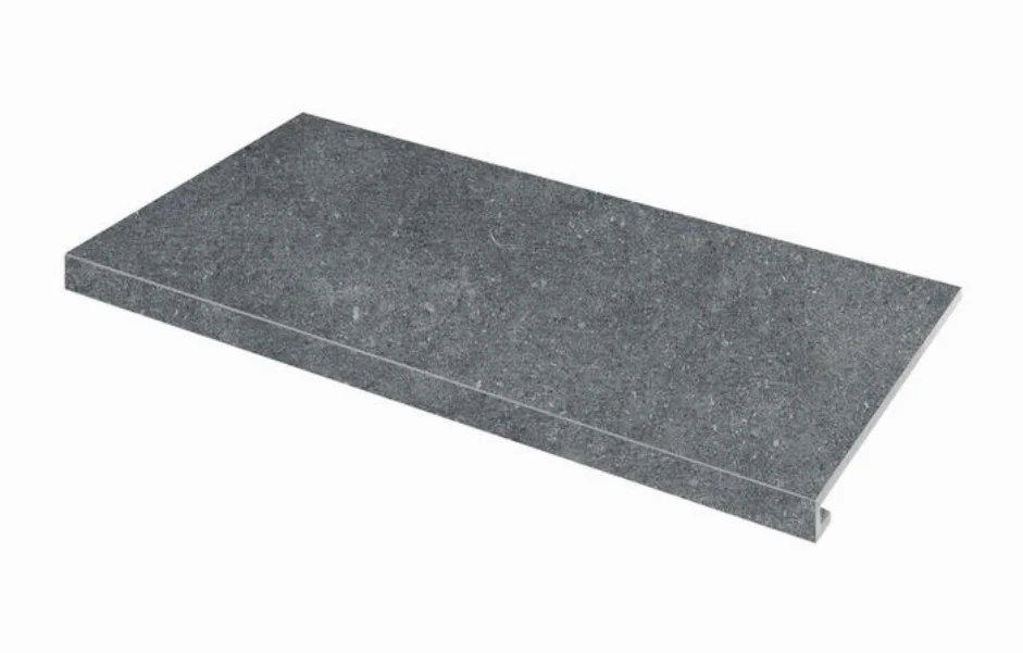 Щабель кутова ліва з капі носами SZRXRM9BRR1 Concrete Nero 345-35x600x9,2 Zeus Ceramica