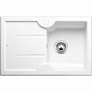 Мойка кухонная Blanco IDESSA 45 S глянцевый белый крыло слева
