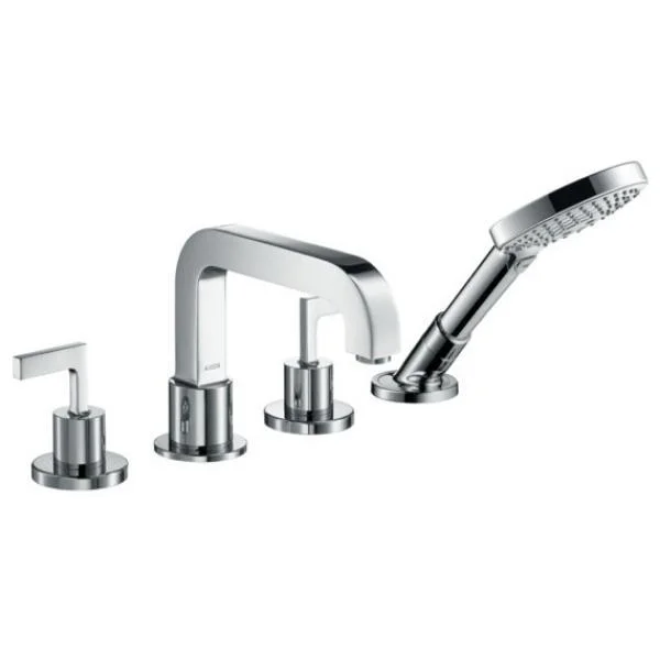 Смеситель на борт плитки Axor Citterio, вентили 90°