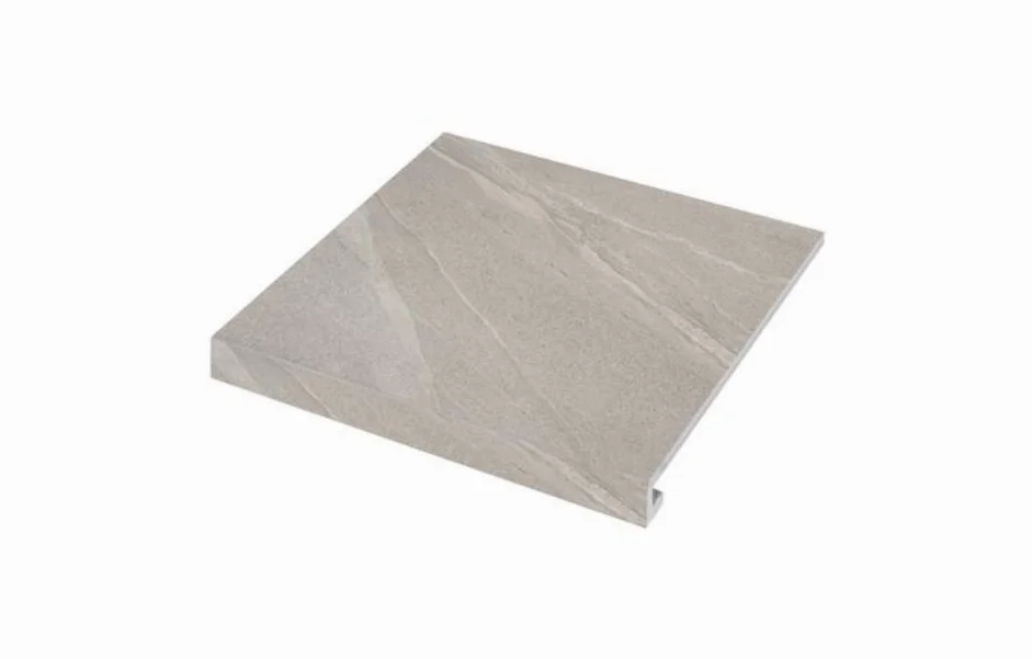 Щабель кутова ліва з капі носами SZRXCL8BRC1 Calcare Grey 300-35x345x9,2 Zeus Ceramica