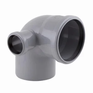 Колено канализационное Reiger Triple Safe Ø 110/87°×50/87° отвод в лево