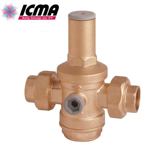 Редуктор давления ICMA 1-1/4" 1 - 6 бар (с американками)