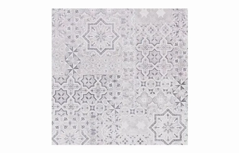 Плитка керамогранитная Vintage Light Grey декор 400x400 Ceramika Gres Плитка керамогранитная Vintage Light Grey декор 400x400 Ceramika Gres