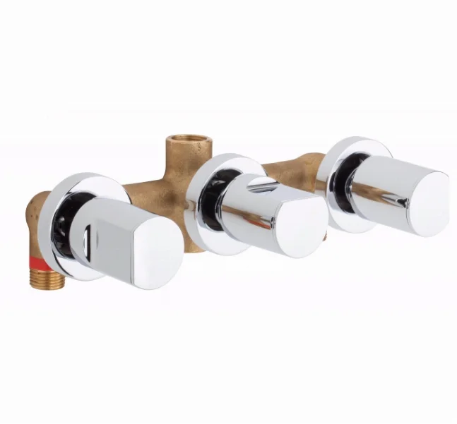 Змішувач для ванни і душа GENEBRE KALO, прихований монтаж, з перемикачем (68116074566)