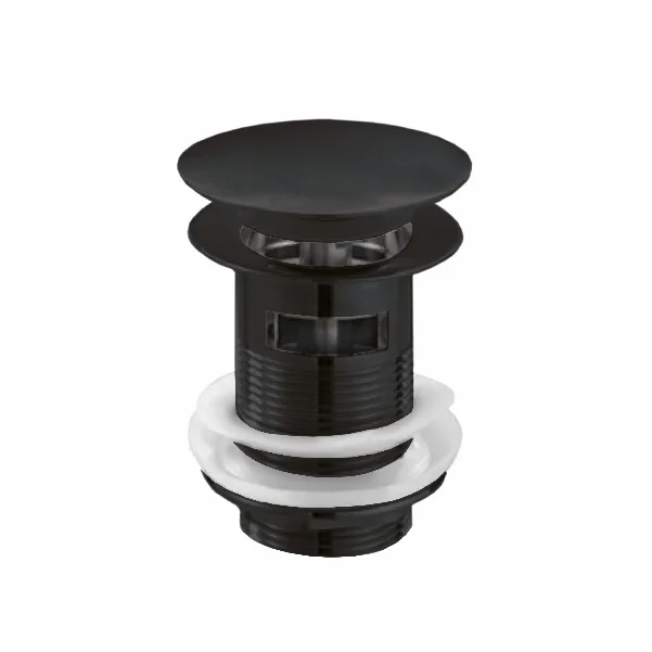 Клапан донный Fado Ø 1-1/4", цвет: черный матовый