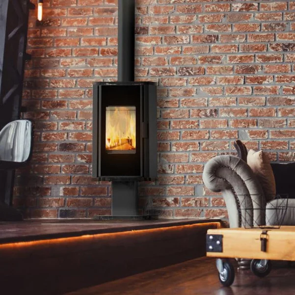 Стальная печь-камин Kratki Koza Enyo Flat 03 - 6,0 кВт