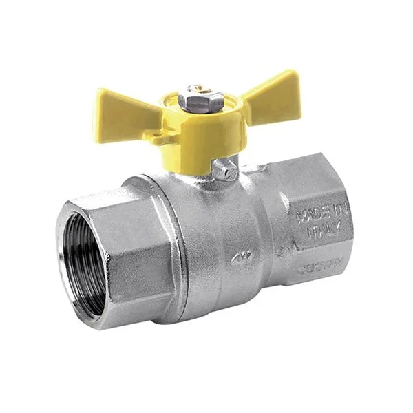 Кран газовый шаровой Bonomi Missouri GAS Ø 1", внутр.- внутр. резьба "бабочка"