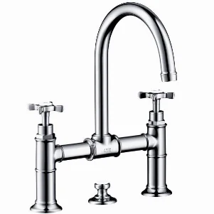 Смеситель для раковины Axor Montreux 220, на 3 отверстия, хром