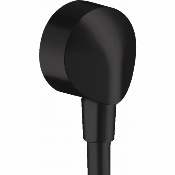 Шланговое подсоединение Hansgrohe Fixfit E без клапана обратного тока воды, черный матовый