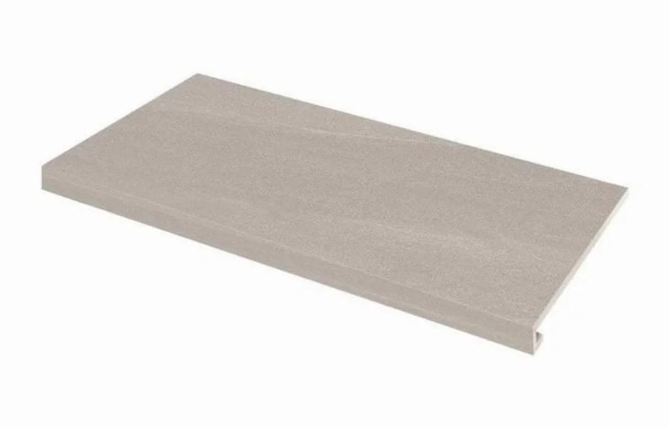 Ступень угловая правая с капиносом SZRXCL8BRR2 Calcare Grey 345-35x600x9,2 Zeus Ceramica