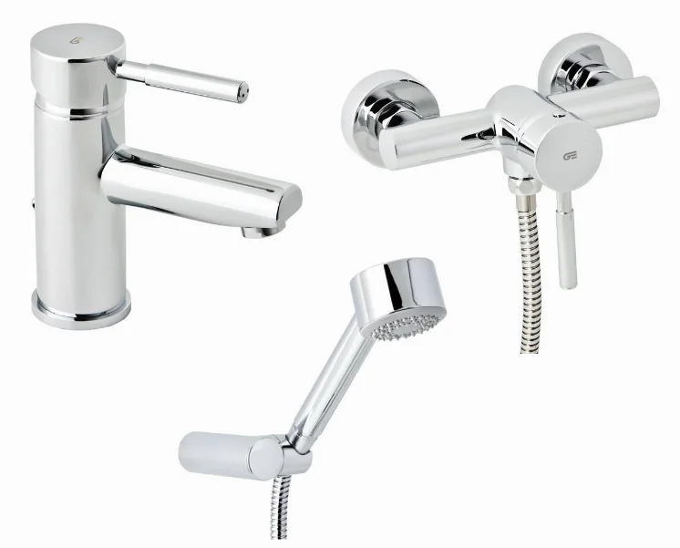 Набір змішувачів для душу без штанги GENEBRE Tau 03TA1-shower (65135184566+65110184566)